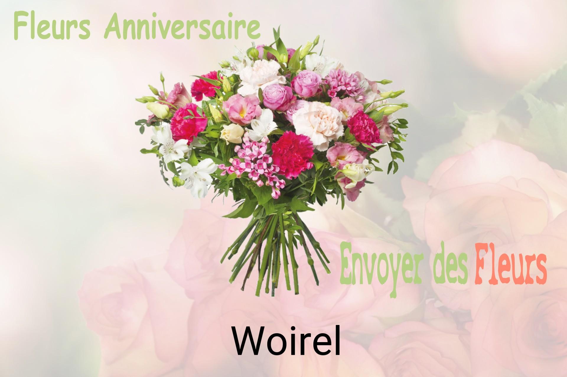 Bouquet de fleurs d’anniversaire livré à Woirel